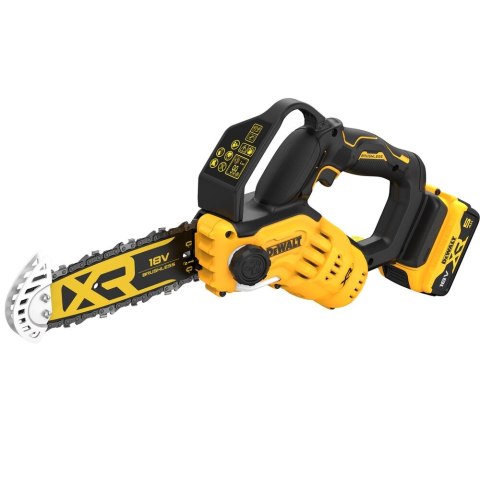 Akumulatorowa pila łańcuchowa 20cm, 18V 1x5,0Ah, DeWalt [DCMPS520P1-QW]