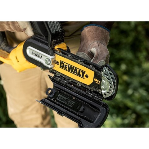 Akumulatorowa pila łańcuchowa 20cm, 18V 1x5,0Ah, DeWalt [DCMPS520P1-QW]