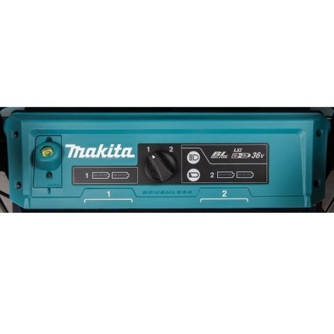 Akumulatorowy samobieżny wózek transportowy z misą ładunkową, 2x18V, Makita [DCU603Z] LXT