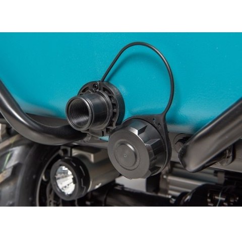 Akumulatorowy samobieżny wózek transportowy z płaską misą ładunkową, 2x18V, Makita [DCU605Z] LXT