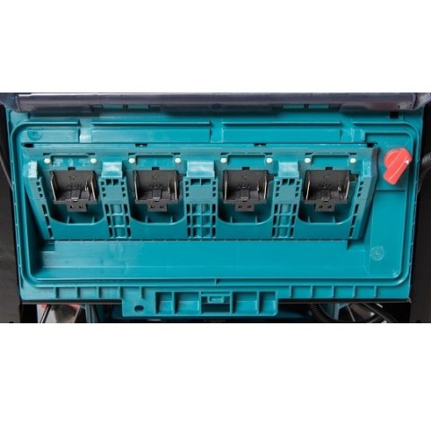 Akumulatorowy samobieżny wózek transportowy z płaską misą ładunkową, 2x18V, Makita [DCU605Z] LXT