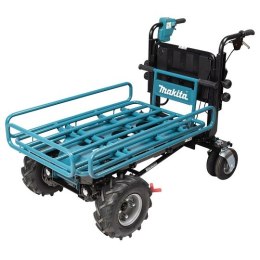 Akumulatorowy samobieżny wózek transportowy z platformą ładunkową, 2x18V, Makita [DCU604Z] Li-Ion, LXT