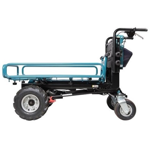 Akumulatorowy samobieżny wózek transportowy z platformą ładunkową, 2x18V, Makita [DCU604Z] LXT