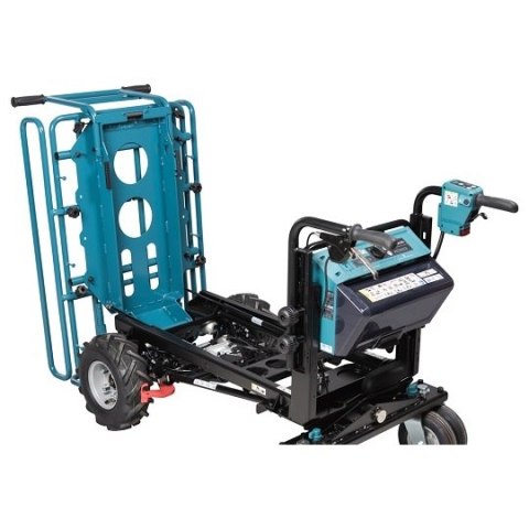 Akumulatorowy samobieżny wózek transportowy z platformą ładunkową, 2x18V, Makita [DCU604Z] LXT