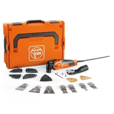 Elektryczne narzędzie wielofunkcyjne oscylacyjne 350W, MULTIMASTER MM 500 PLUS TOP, Fein [72296770000] + miara drewniana