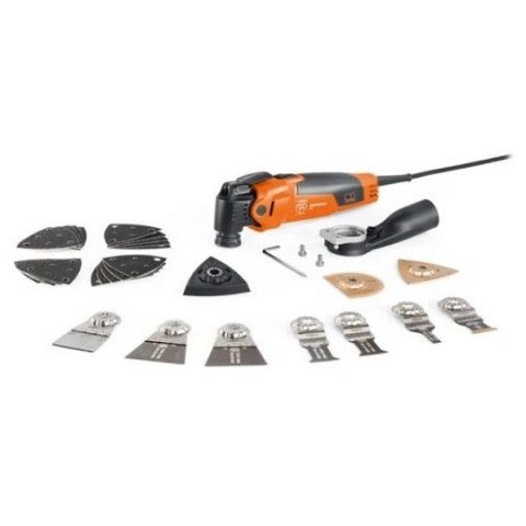 Elektryczne narzędzie wielofunkcyjne oscylacyjne 350W, MULTIMASTER MM 500 PLUS TOP, Fein [72296770000] + miara drewniana