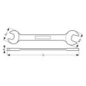 Nieiskrzący klucz płaski dwustronny 50x62mm, Bahco [NS006-5062]