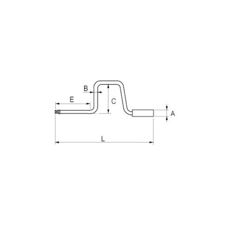 Pokrętło korbowe 3/8", 435mm, Bahco [7752]