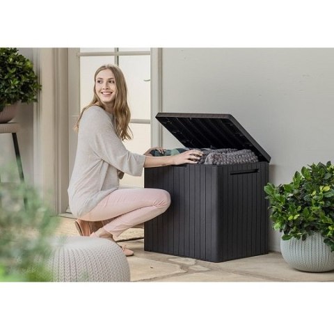 Skrzynia ogrodowa 113L, City storage box, 246941, KETER [17208324] grafit