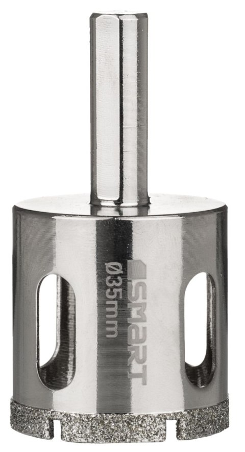 Zestaw 10szt. galwanicznych otwornic diamentowych 10-62mm do wiercenia na mokro, 365 SMART [SM-25-SET10G]