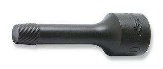 Zestaw 5 długich wykrętaków do urwanych śrub o gwintach M8-M33, zabierak kwadrat 1/2", KOKEN [RS4129/5-L75]