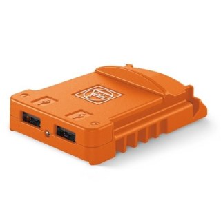Adapter z 2 gniazdami USB do akumulatorów Li-Ion, 12V/14V/18V Fein [92604201020]