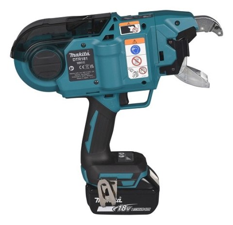 Akumulatorowa wiązarka do prętów zbrojeniowych 18V Makita [DTR181RTJ] 2x5,0Ah, Li-Ion, LXT