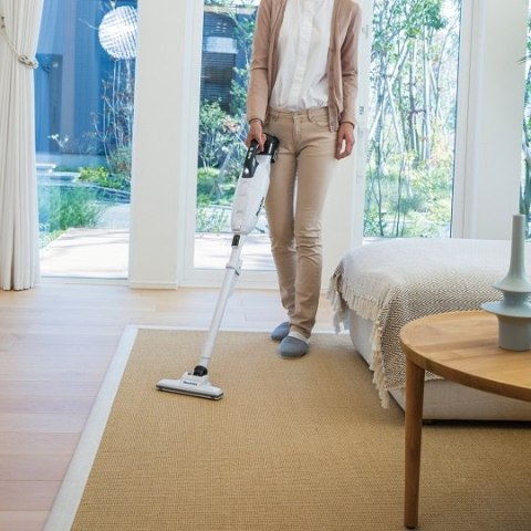 Akumulatorowy odkurzacz pionowy 18V, biały, Makita [DCL285FRFW] 3,0Ah, Li-Ion, LXT