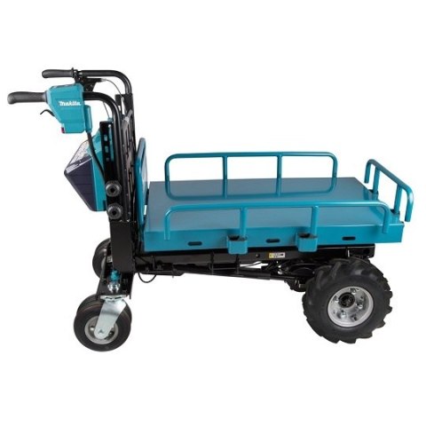 Akumulatorowy samobieżny wózek transportowy z platformą ładunkową, 2x18V, Makita [DCU601Z] LXT