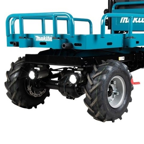 Akumulatorowy samobieżny wózek transportowy z platformą ładunkową, 2x18V, Makita [DCU601Z] LXT