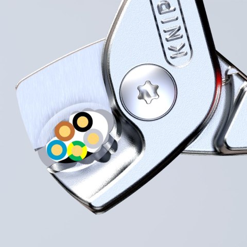 Nożyce do cięcia kabli 160mm Knipex [95 12 160] ze stopniowanymi krawędziami tnącymi