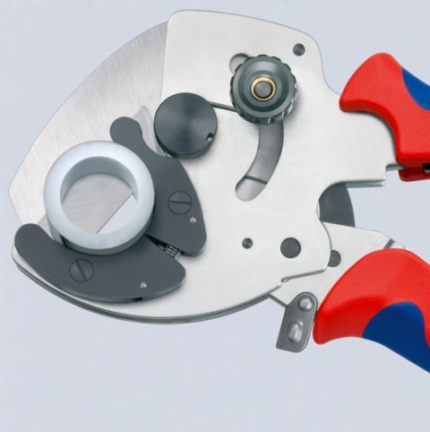 Obcinak do cięcia grubościennych rur kompozytowych i z tworzywa sztucznego do 40mm KNIPEX [90 25 40]