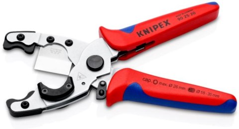 Obcinak do cięcia rur kompozytowych 26mm i ochronnych 18-35mm, KNIPEX [90 25 20]