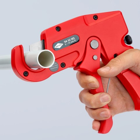 Obcinak do rur i węży z tworzywa sztucznego o średnicy 6-35mm, KNIPEX [94 10 185]