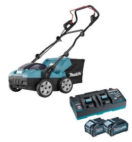 Wertykulator akumulatorowy z koszem na trawę, 40V max, 38cm, Makita [UV001GM201] Li-Ion, XGT