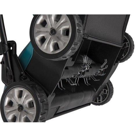 Wertykulator akumulatorowy z koszem na trawę, 40V max, 38cm, Makita [UV001GZ] Li-Ion, XGT