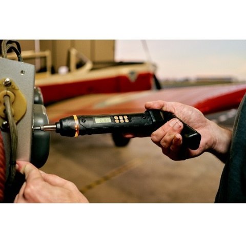 Wkrętak dynamometryczny elektroniczny z pomiarem momentu i kąta, 0.45-9Nm, Bahco [TAS14H09] mocowanie na sześciokąt 1/4"