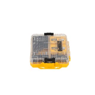 Zestaw 100 szt. końcówek PH, PZ, TX, wierteł do drewna i metalu, Medium Tough Case, DeWALT [DT70784-QZ]