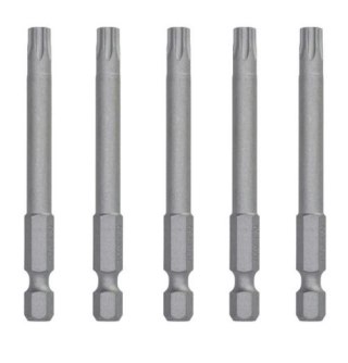 Zestaw 5 szt. końcówek 1/4" do wkrętów Torx, rozmiar TX25/70mm, DeWalt [DT7293-QZ]