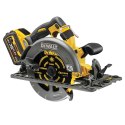 Akumulatorowa pilarka tarczowa kompatybilna z prowadnicami 190mm, 54V Li-lon 2x9,0Ah, serii FlexVolt, DeWalt [DCS579X2-QW]