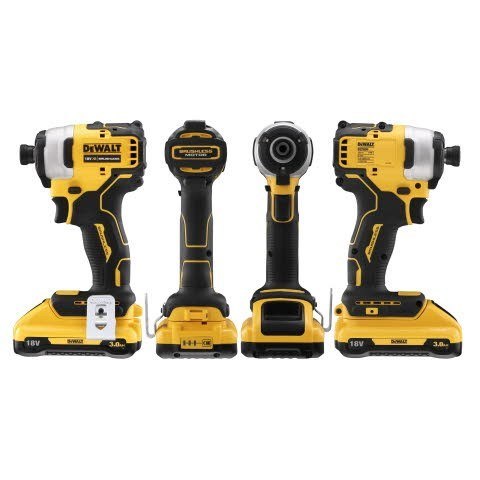 Akumulatorowa zakrętarka/wkrętarka udarowa 1/4" 18V Li-Ion 2x2,0Ah Dewalt [DCF809D2T-QW]