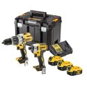 Akumulatorowy zestaw Combo DCD996 + DCF887 18V, 3x5,0Ah XR DeWALT [DCK276P3T-QW]