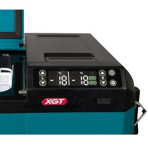 Akumulatorowy/sieciowy chłodziarko-ogrzewacz 29L, 2 komory, 18V/40V max Makita [CW004GZ] LXT/XGT/AC