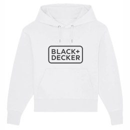 Bluza biała z logo Black+Decker