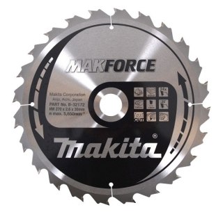 Tarcza tnąca do drewna, 270/30mm, 24 zęby, Makforce, Makita [B-32172]