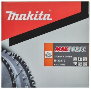 Tarcza tnąca do drewna, 270/30mm, 24 zęby, Makforce, Makita [B-32172]