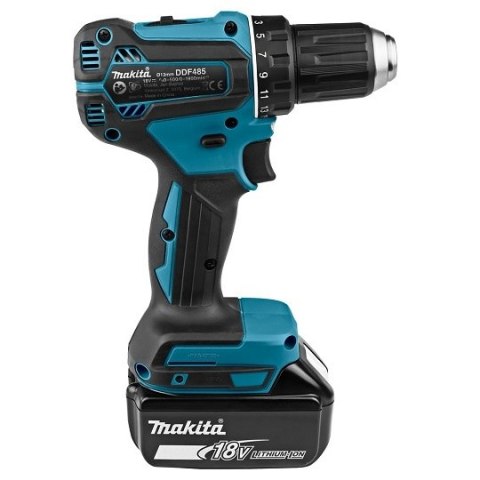 Wiertarko-wkrętarka akumulatorowa 18V, Makita [DDF485RTJ] 2x5,0Ah, Li-Ion, LXT