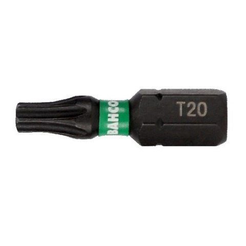 Zestaw 10 szt. końcówek udarowych 1/4" do śrub typu TORX T20/25mm, Bahco [66IM/T20C-10P]