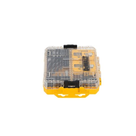 Zestaw 100 szt. końcówek PH, PZ, TX, wierteł do drewna i metalu, Medium Tough Case, DeWALT [DT70785-QZ]