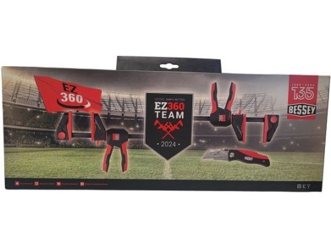 Zestaw: 2 ściski EZ360-30 + nóż tnący DBKPH‐EU, BESSEY [EZ360SET-A]