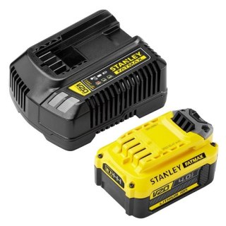 Zestaw: akumulator 18V Li-on 4,0 Ah + ładowarka, Fatmax STANLEY [SFMCB14M1-QW]