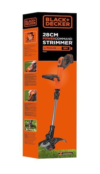 Podkaszarka do trawy 28cm z podstawą Black+Decker [STC1820CM-QW] 2,0Ah/18V