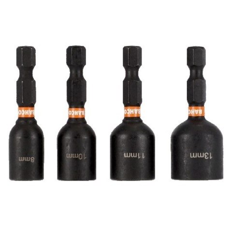 Zestaw końcówek i nasadek udarowych 1/4", do śrub typu Phillips, Pozidriv, TORX, Imbus, 40 szt. BAHCO [66IM/40C-1]