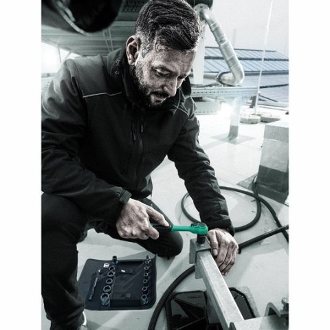 Grzechotka ręczna 3/8", 80 zębów, 230mm, Zyklop Comfort 8010 B, Wera [05005540001]