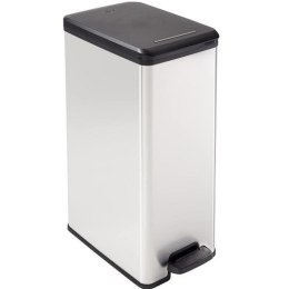 Kosz na śmieci metalizowany 40L, Slim Bin, 02340-582-00, Curver, KETER [213298]