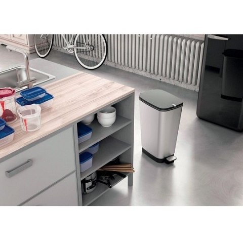 Kosz na śmieci srebrny 50L, CHIC BIN L, 8071900, KIS, KETER [237241]