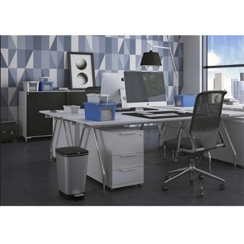 Kosz na śmieci srebrny 50L, CHIC BIN L, 8071900, KIS, KETER [237241]