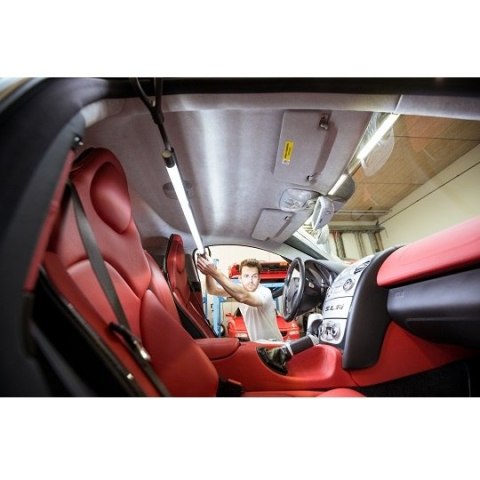 Lampa warsztatowa z uchwytem teleskopowym, LED, 1400 lm, sieciowa/akumulatorowa, 3,7V, BONNET C+R, Scangrip [03.5240]