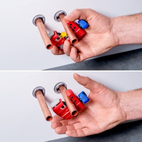 Obcinak do rur miedzianych, mosiężnych i ze stali nierdzewnej o średnicach 3-30mm, TubiX S, KNIPEX [90 31 01]