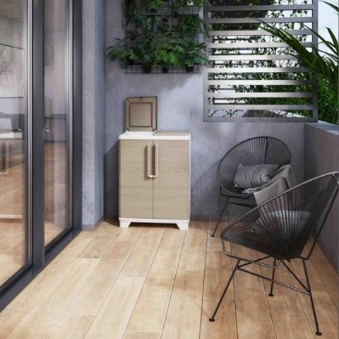 Szafka do segregacji odpadów Split Premium Wood, 248103, KETER [17210302]